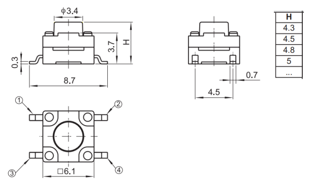 THBM03-A035NB-R-A 尺寸圖